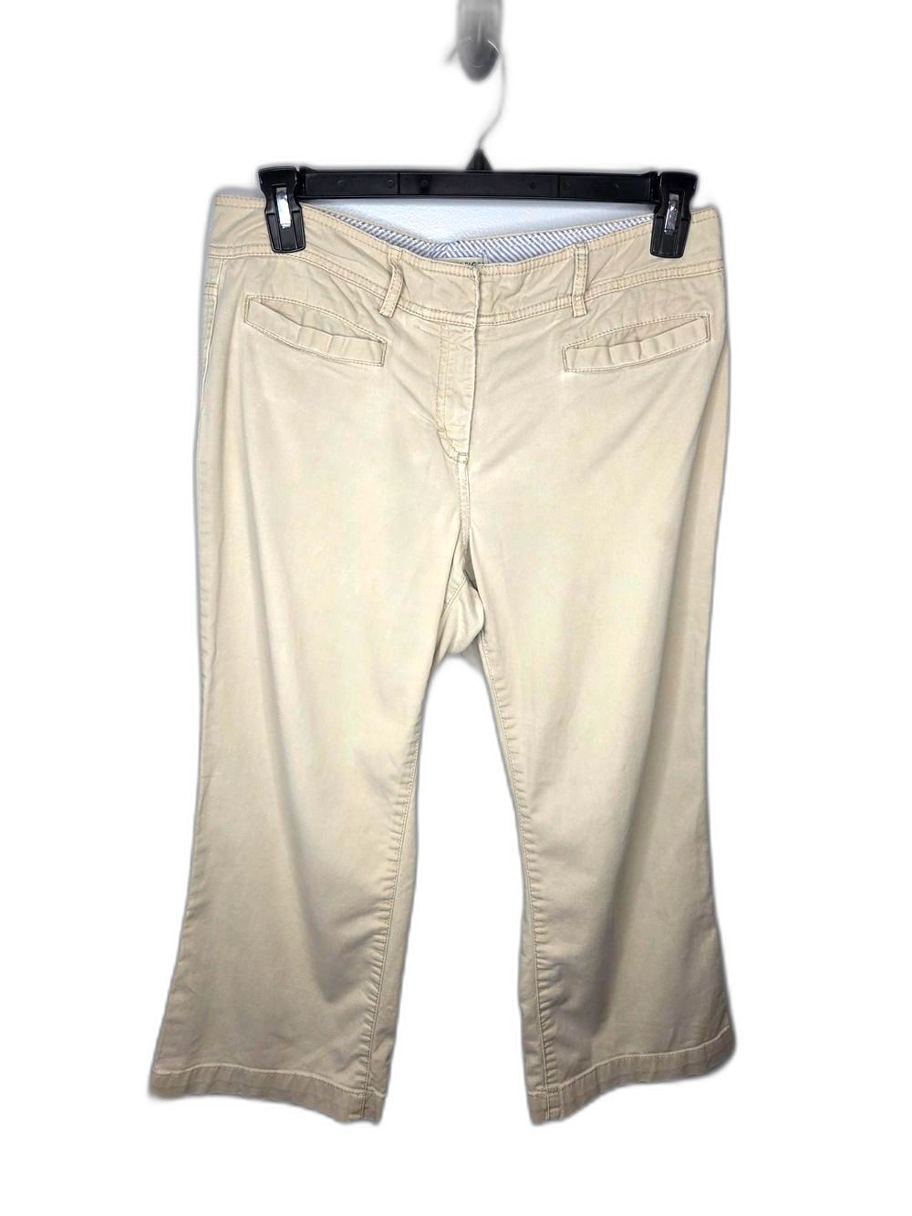 Tommy Hilfiger Wide-Leg Crop Jeans - Tan